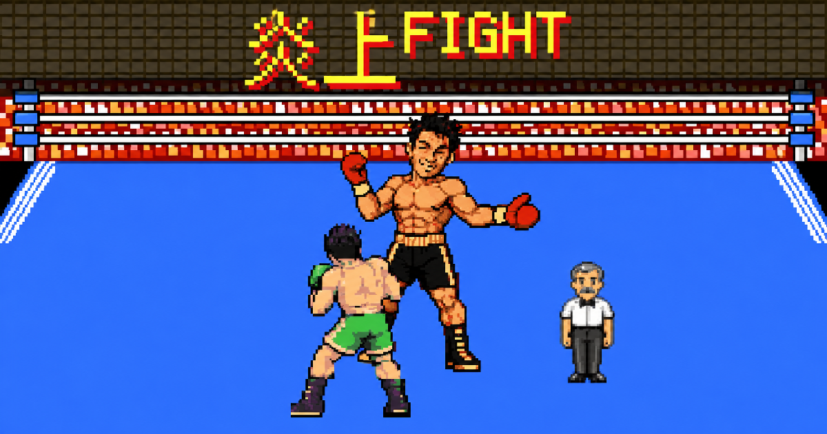 炎上FIGHTのゲーム画面